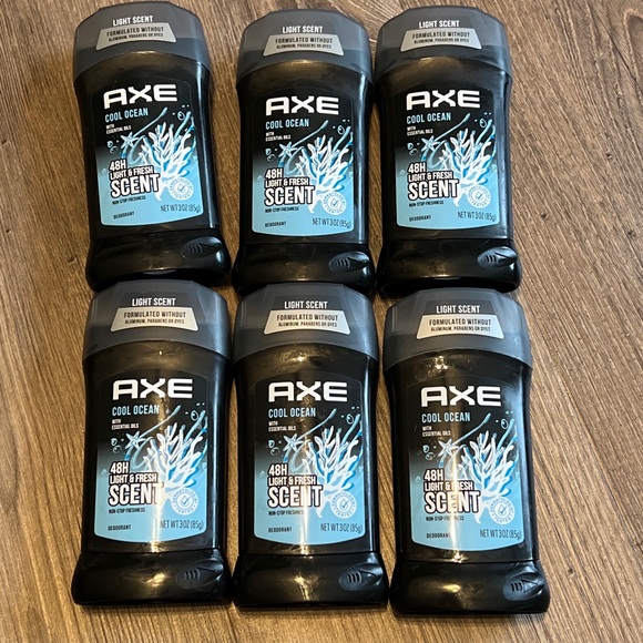 Axe Other - 6 AXE Cool Ocean with Essential Oils Deodorant 48H Fresh 3 oz each New Dad